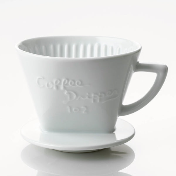 CAFEC Handfilter Arita Trapezoid Dripper White 102 - Made in Japan