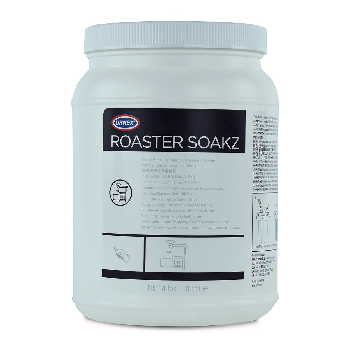 Urnex Roaster Soakz Reinigungsmittel für Kaffeeröster 1,8 kg