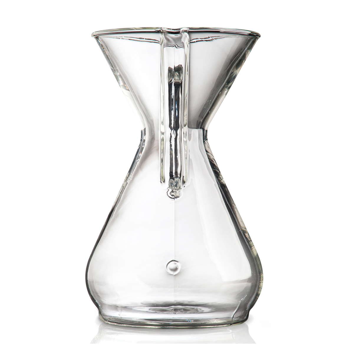 Chemex Kaffeekaraffe aus Glas mit Glasgriff für 8 Tassen