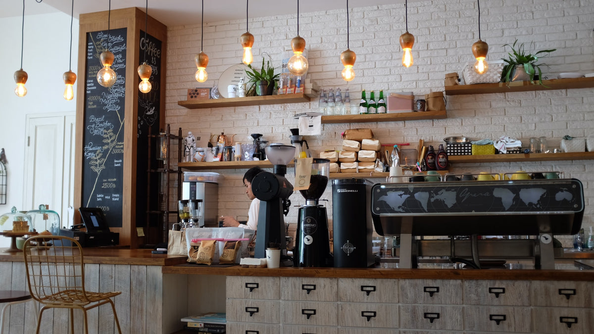 Tresen im Cafe