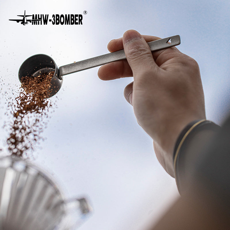 MHW-3BOMBER Long Measuring Spoon Kaffeedosierlöffel aus Edelstahl