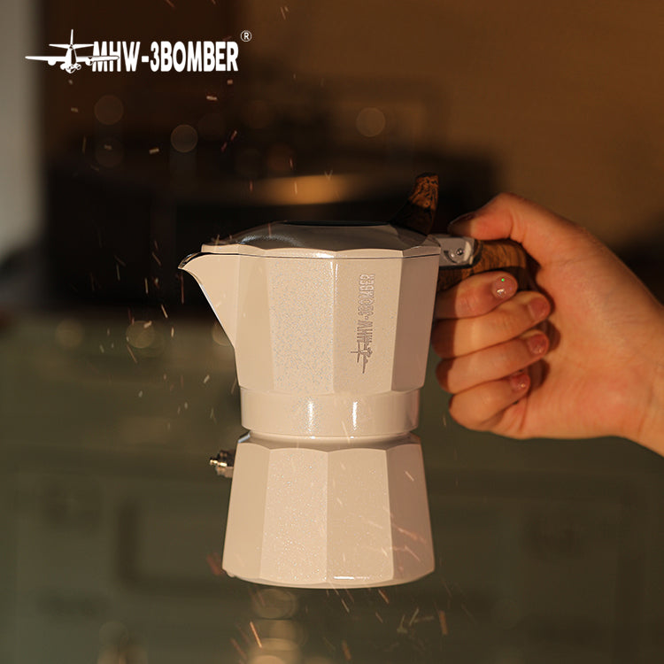 MHW-3BOMBER Double Valve Moka Pot Espressokocher 100 ml