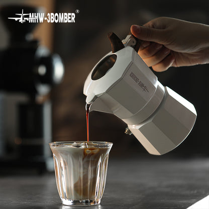 MHW-3BOMBER Double Valve Moka Pot Espressokocher 100 ml