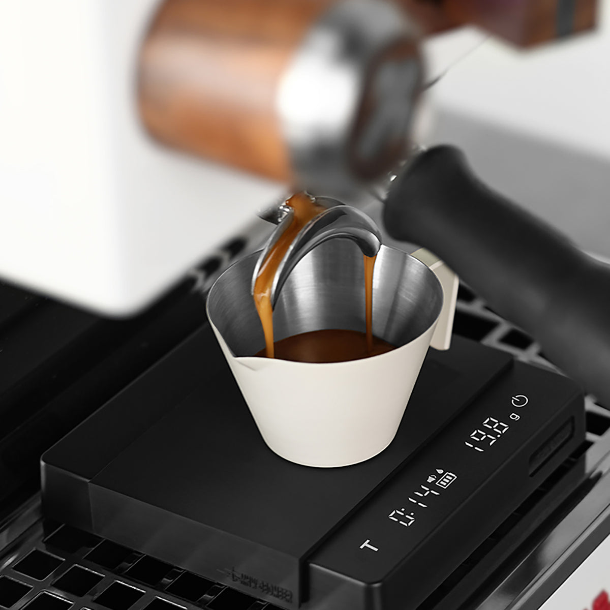 MHW-3BOMBER Cube Coffee Scale 2.0 Mini Digitale Waage mit USB-C Black