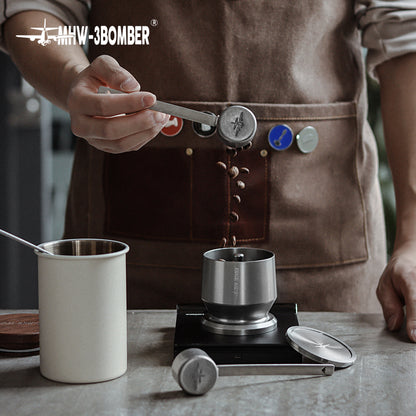 MHW-3BOMBER Long Measuring Spoon Kaffeedosierlöffel aus Edelstahl