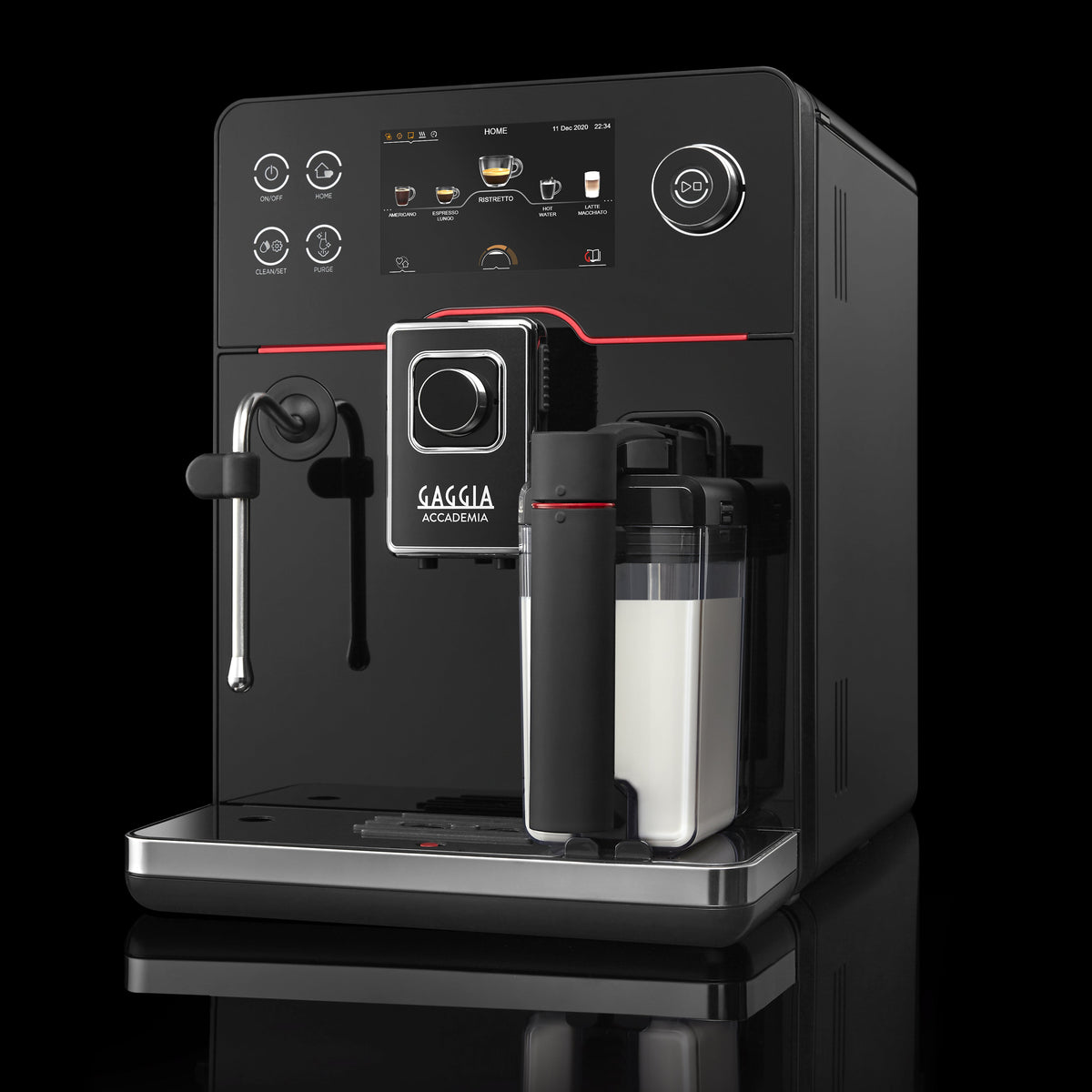 Gaggia Accademia Kaffeevollautomat Black Glass