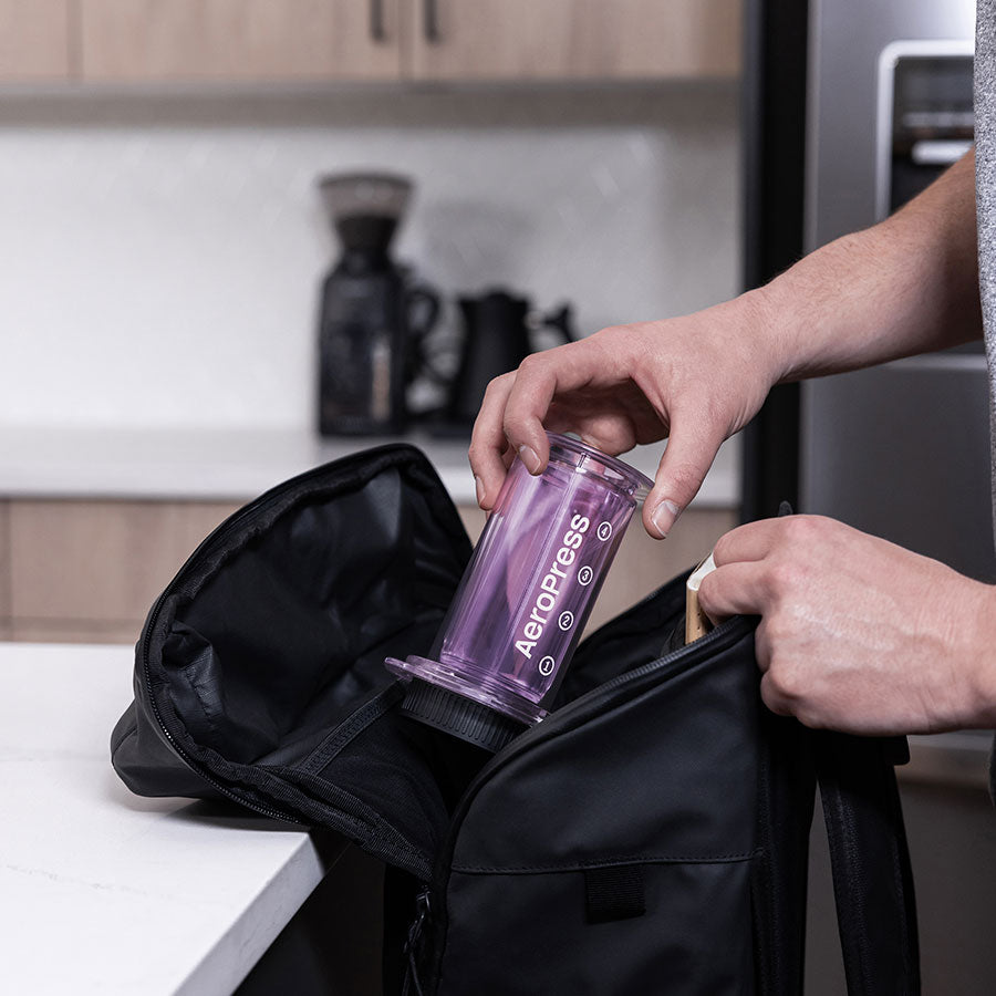 AeroPress Clear Kaffeebereiter Clear Purple