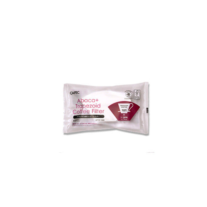 CAFEC Abaca+ Trapezoid Coffee Filter 101, 100 St.