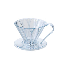 CAFEC Handfilter Flower Dripper Tritan Cup 1 Clear - Made in Japan