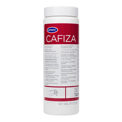 Reinigungs-Set Complete für Siebträger & Kaffeemühlen – Urnex Cafiza 566 g, Grindz GO1 430 g + Winkelbürste