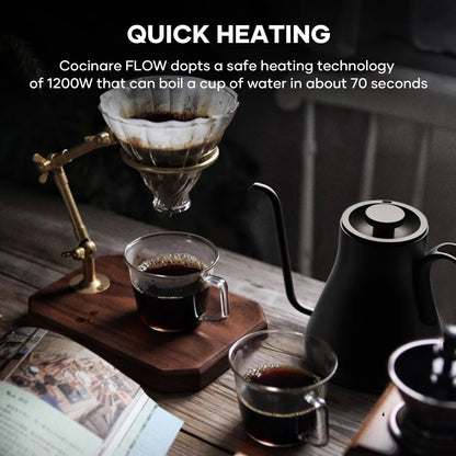 Cocinare Flow Gooseneck Kettle electric kettle, 0.9 l
