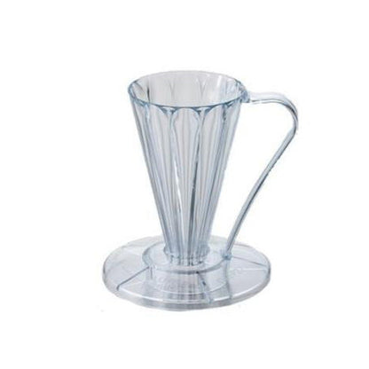 CAFEC Handfilter Flower Dripper Deep 27 - Made in Japan Clear