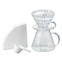 Hario V60 Kaffee-Set Glass Brewing Kit - 4-tlg.