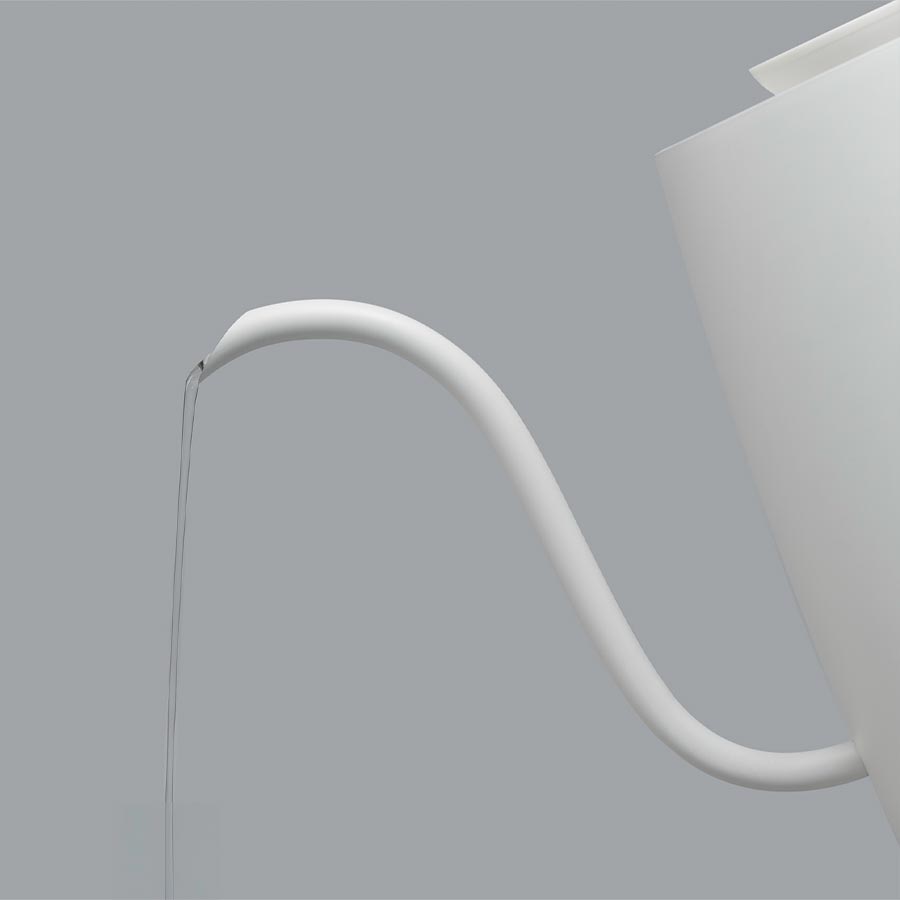 Hario Lyra elektrischer Wasserkocher 0,8 l Weiß, Schwanenhalsausguss
