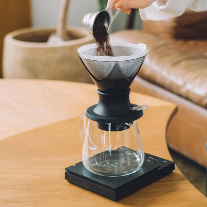 Hario V60 Handfilter Mugen x Switch Dripper Größe 02, schwarz