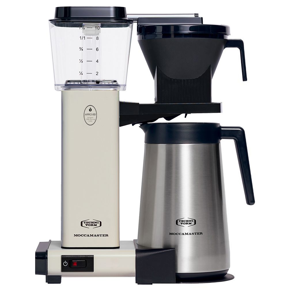 Moccamaster KBGT Filterkaffeemaschine mit Thermoskanne Off White