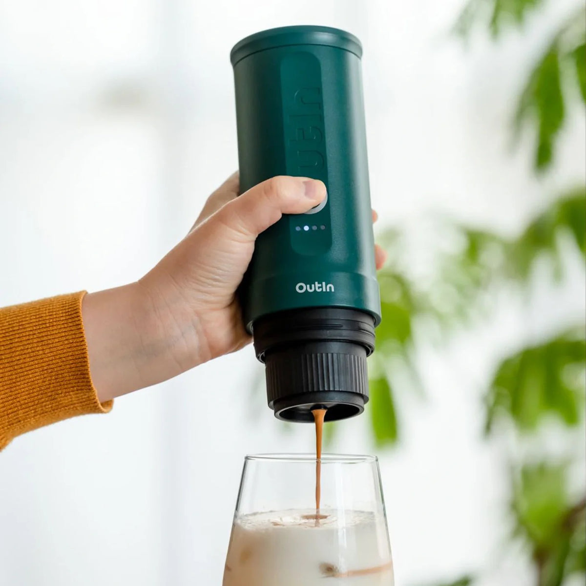 OutIn Nano portable electric espresso machine for on the go