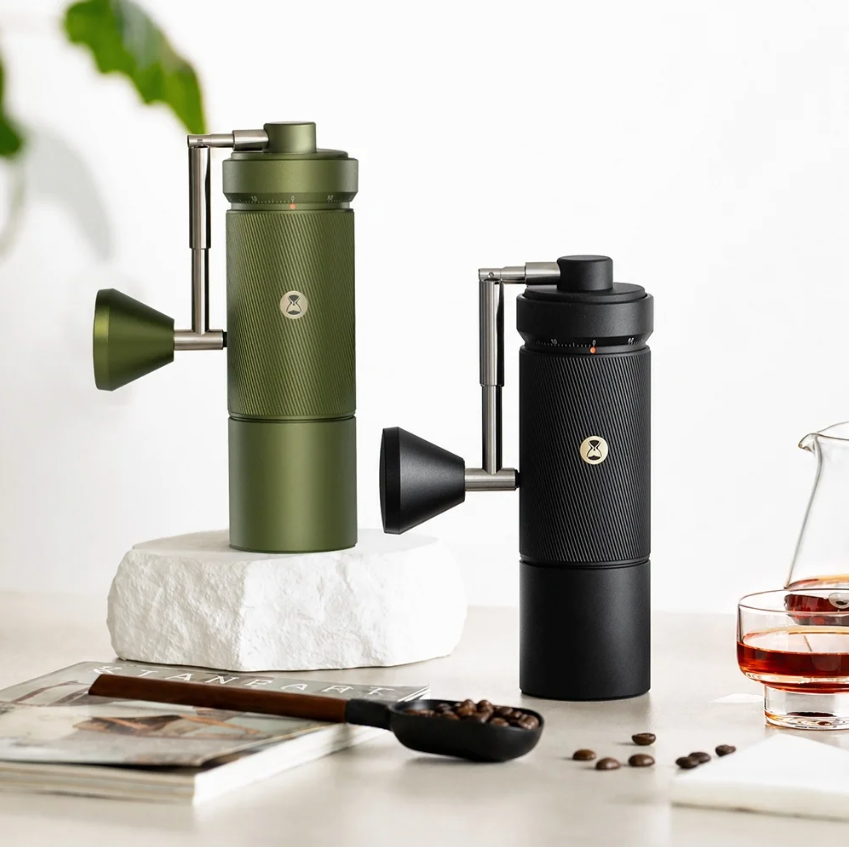 Timemore Chestnut S5 Pro Handkaffeemühle in Grün und Schwarz