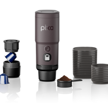 Wacaco Pixapresso tragbare elektrische Espressomaschine für unterwegs Dark Burgundy