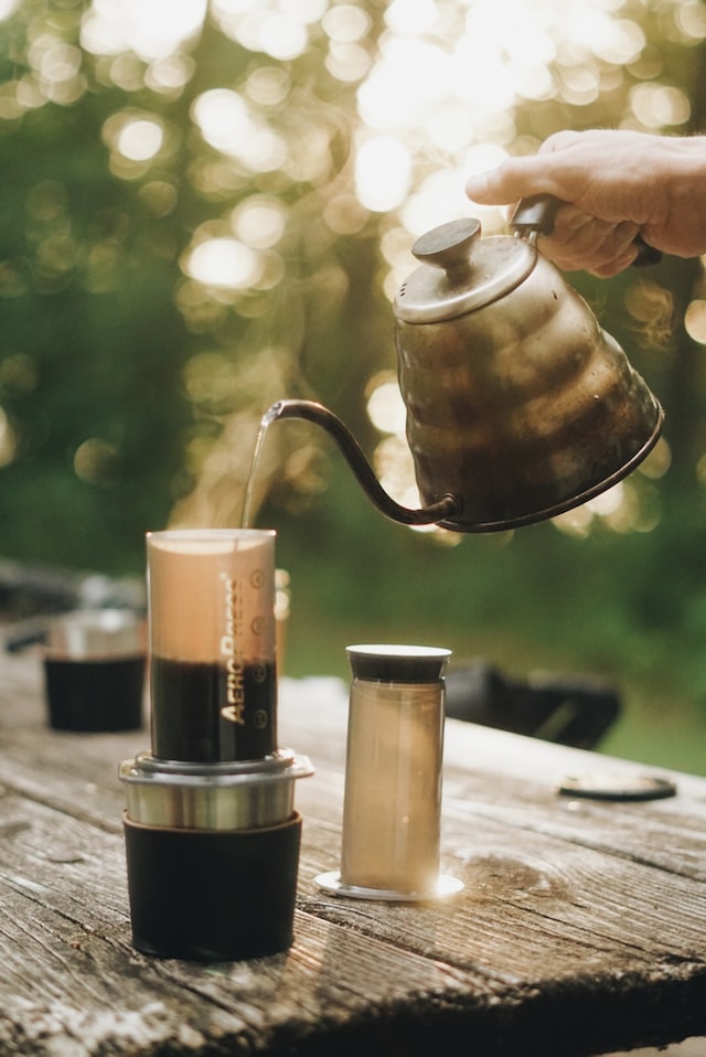 Kaffeezubereitung unterwegs mit der AeroPress