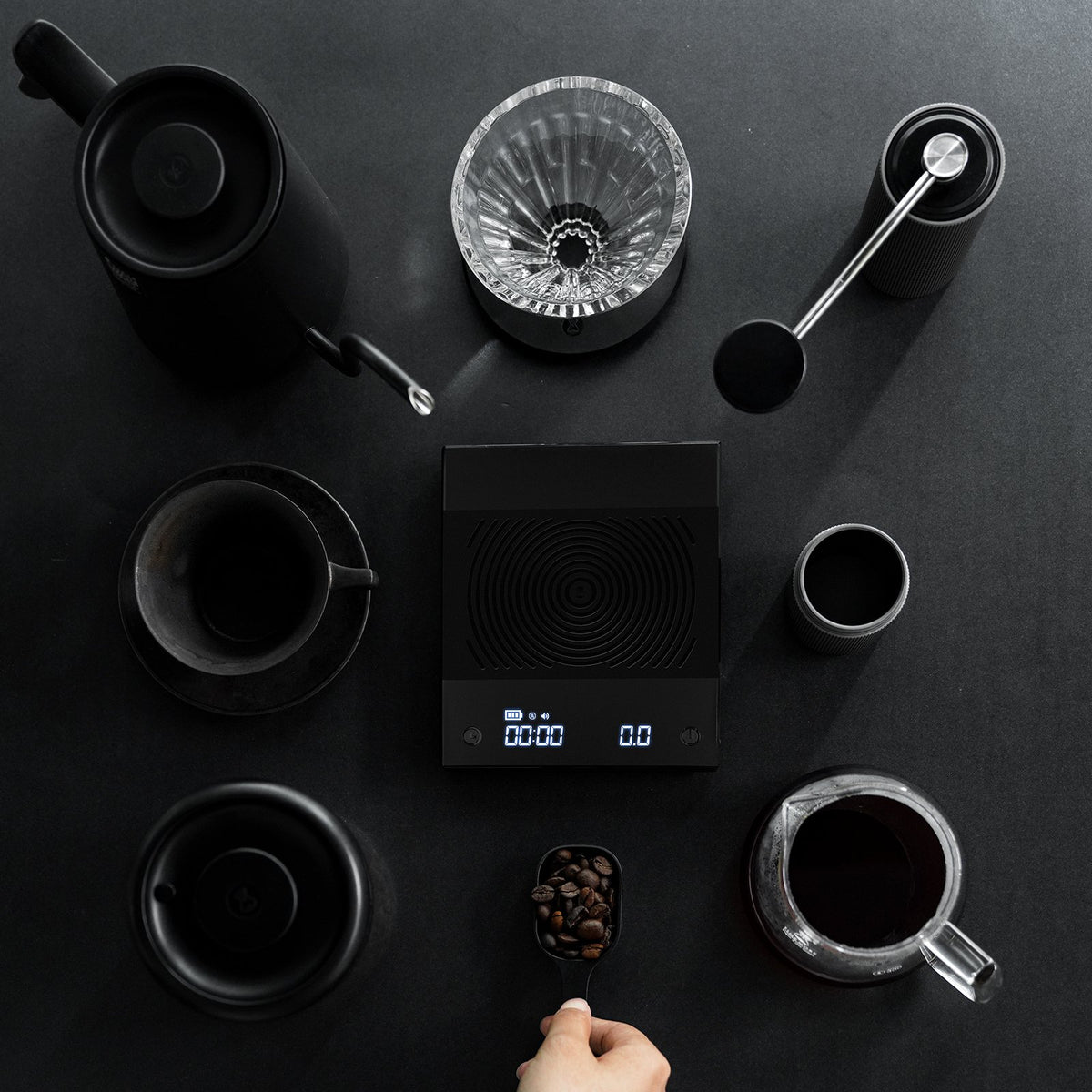Timemore Black Mirror Basic Plus Digitale Waage mit USB-C