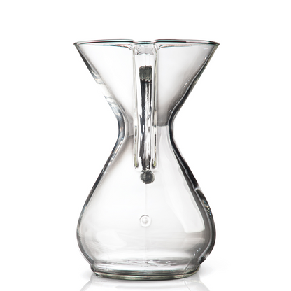Chemex Kaffeekaraffe aus Glas mit Glasgriff für 6 Tassen
