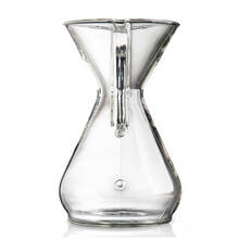 Chemex Kaffeekaraffe aus Glas mit Glasgriff für 8 Tassen