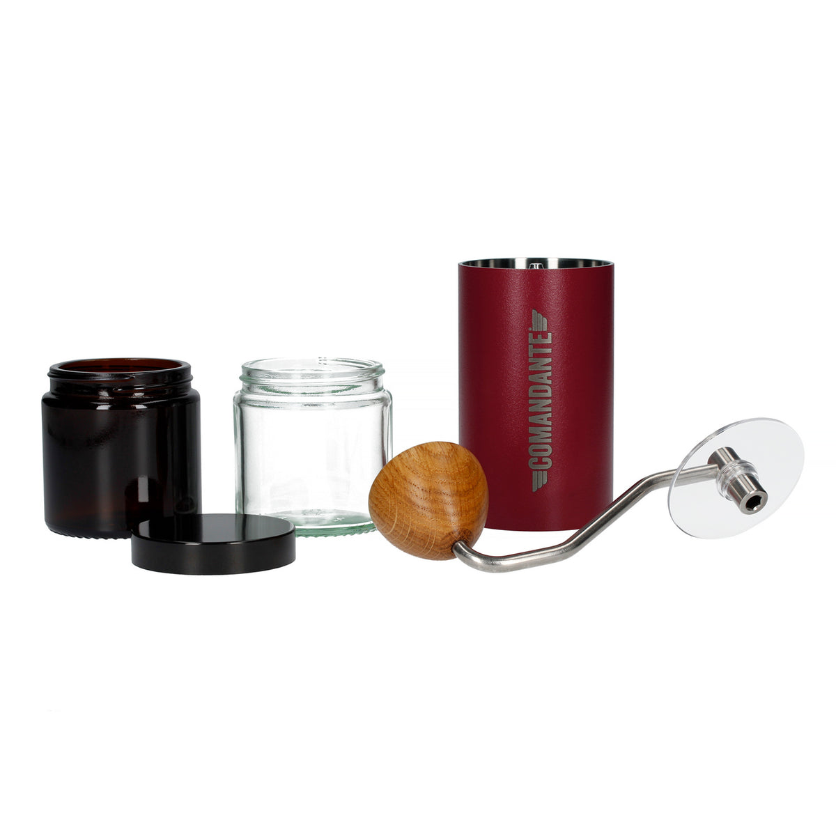 Comandante Kaffeemühle C40 MK4 Nitro Blade | Special Coating - Burgundy
