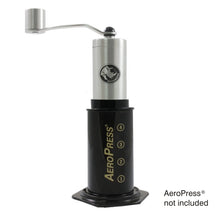 Rhino Kaffeemühle Grinder Small, Edelstahl, AeroPress Adapter